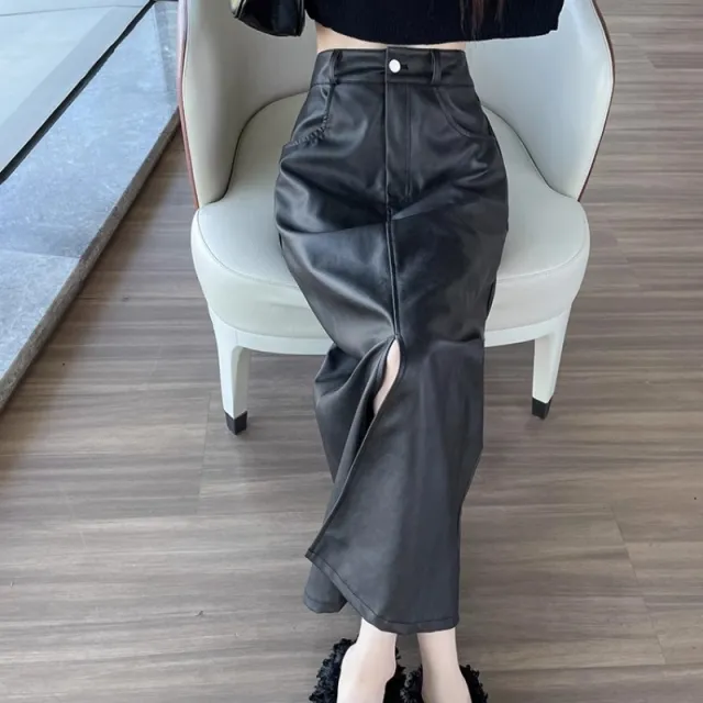 New Retro High waisted A line Skirt Black - Shop at LoveMi
