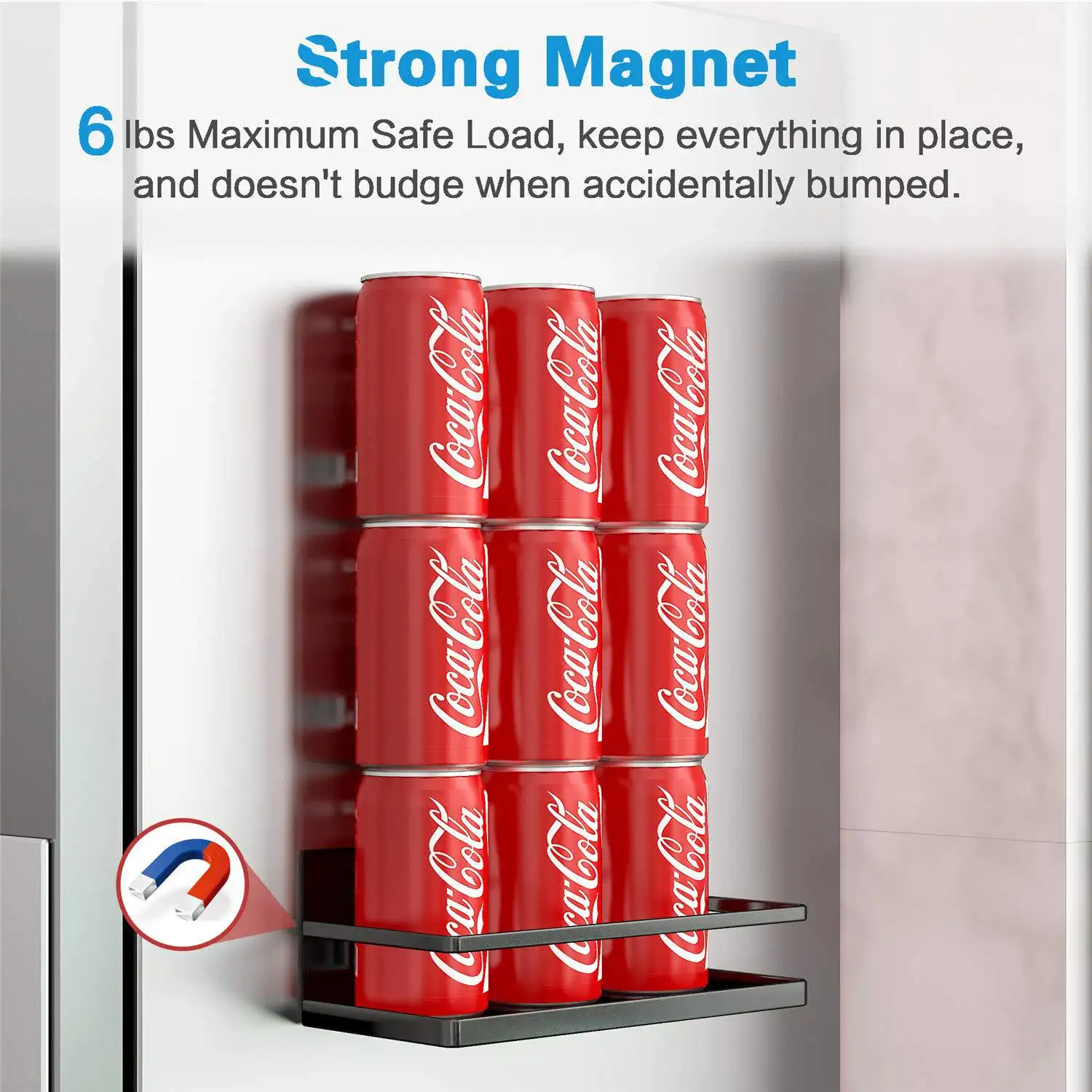 Magnetic Refrigerator Rack Kitchen Multi-functional Iron Storage