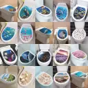 New M-35-M-54 Underwater World Cosmic Starry Sky Flower Sea Shell Seaside Landscape Happy Day Self-adhesive view 18