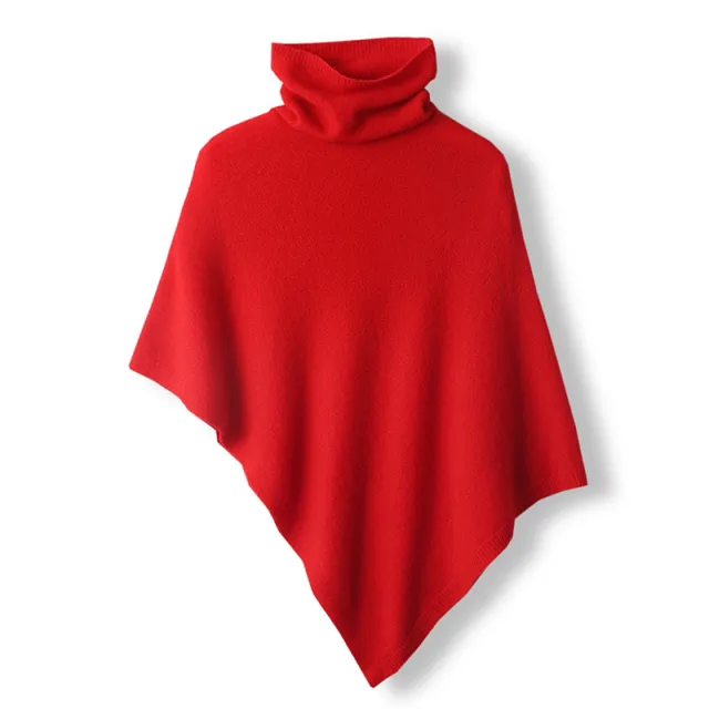 Autumn And Winter Cashmere Inverness Women Bright Red - Shop at LoveMi