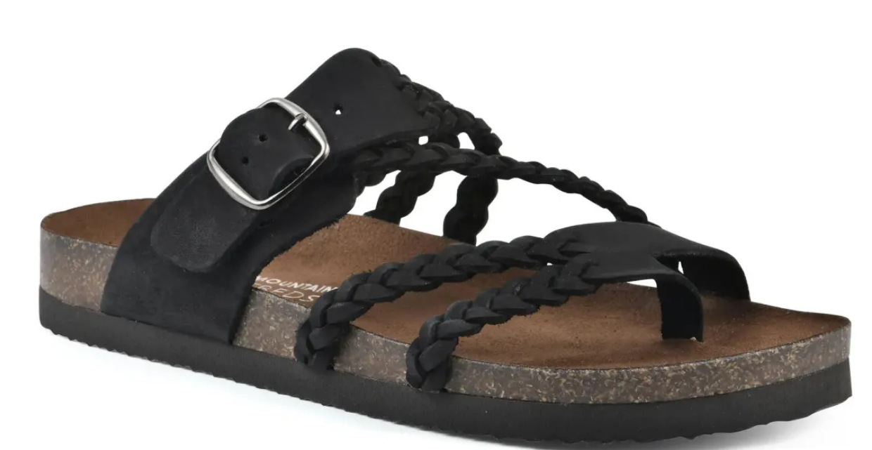 Women's Woven Strappy Flat Sandals - Gray - Sarah Express
