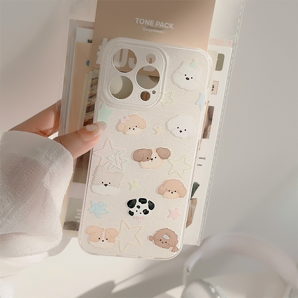 Double-layer Glitter Phone Case Soft Cover