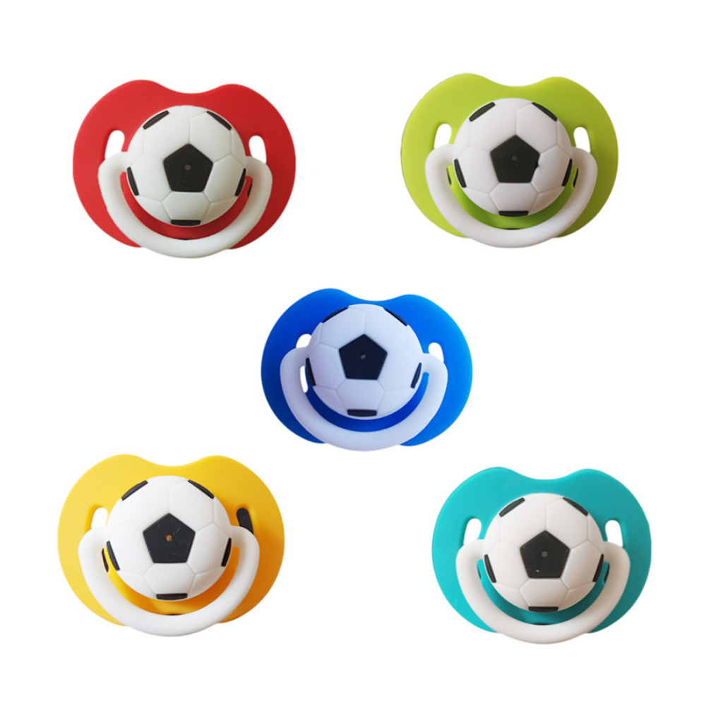 Baby Soothing Mouthpiece Funny Silicone Pacifier With Lip And Beard Design
