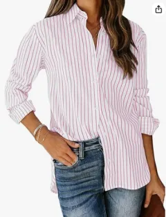 European And American Trendy Shirt Striped Pattern Printed 3D Shirt - 04Color - View 1