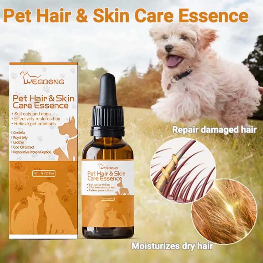 Pet Hair Care Relieve Skin Itching Fluffy Soft Solution