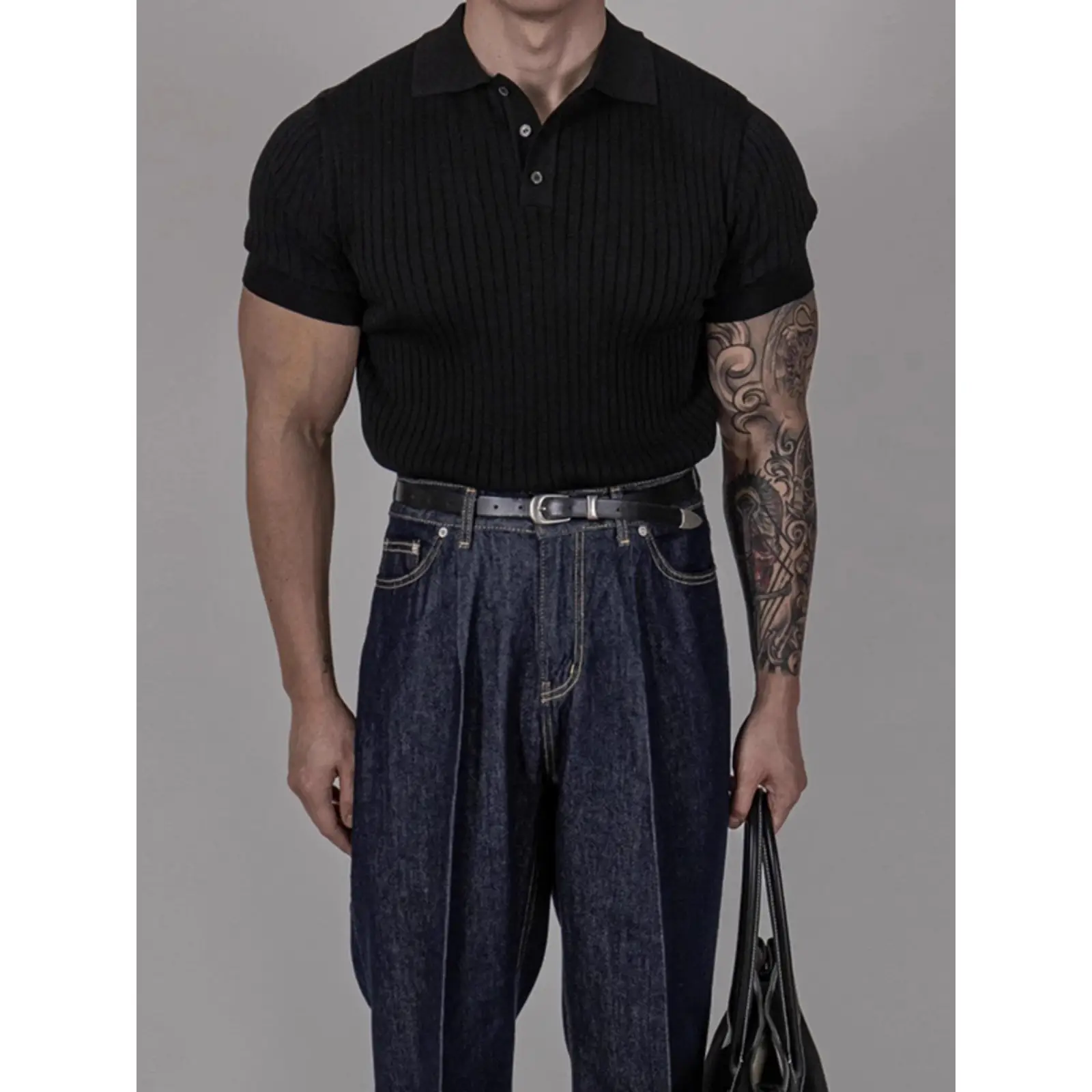 Business Young Summer Lapels Slim Fit Sweater