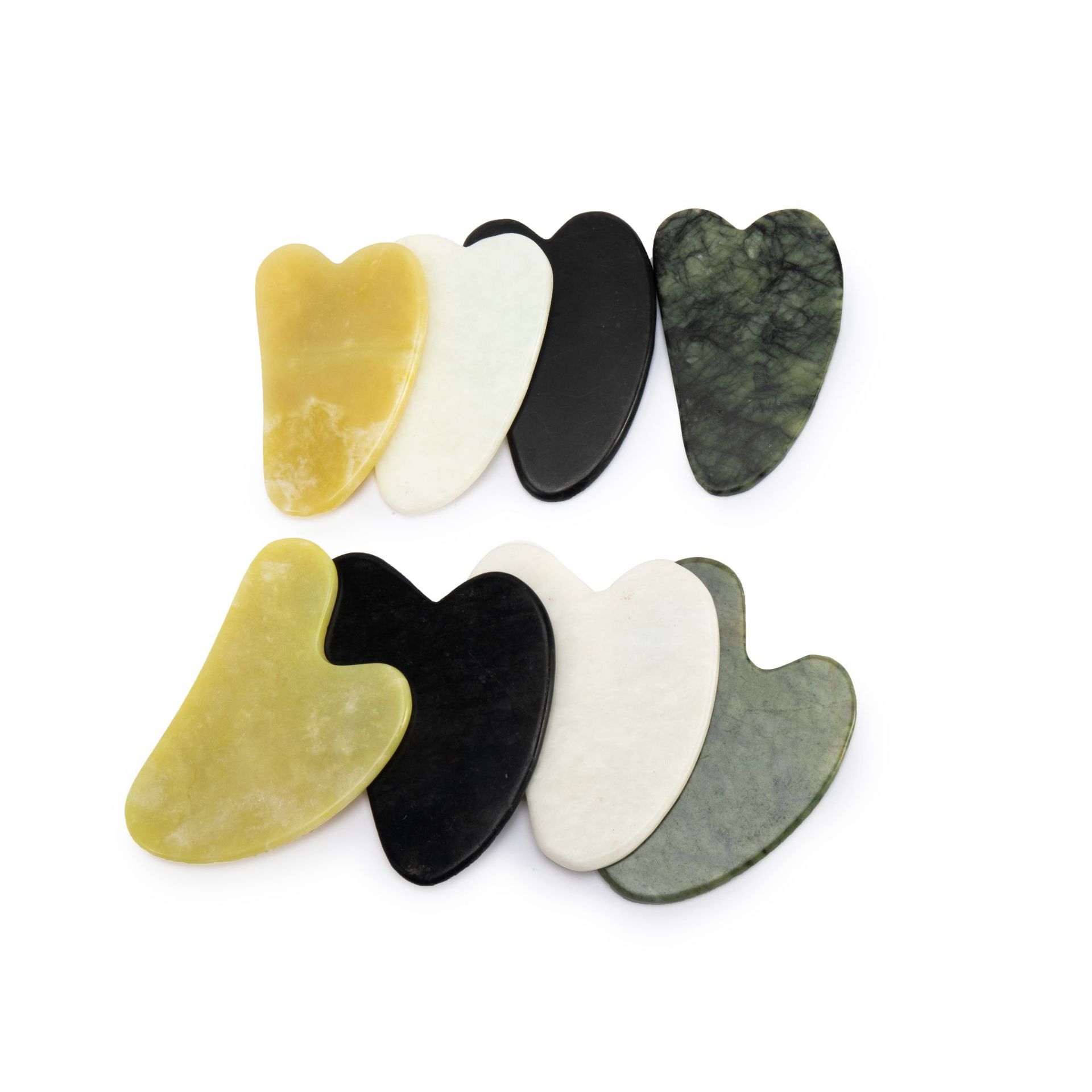 Jade And Stone Meridian Massage Stick Scraper For The Face And Neck