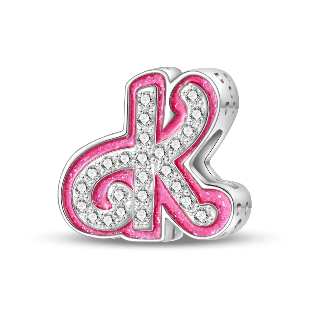 English Hanging Ornament In Letters Beads DIY Ornament Accessories - Letter K Beads