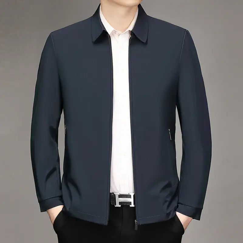 Lapel Business Jacket For Middle-Aged Men