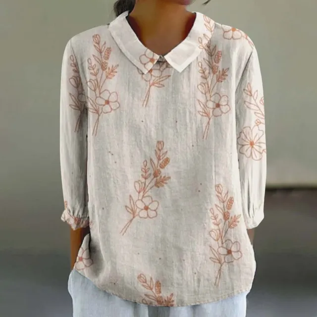 Women's Fashionable Retro Floral Print Shirt Xl2462Hyh9 - Shop at LoveMi