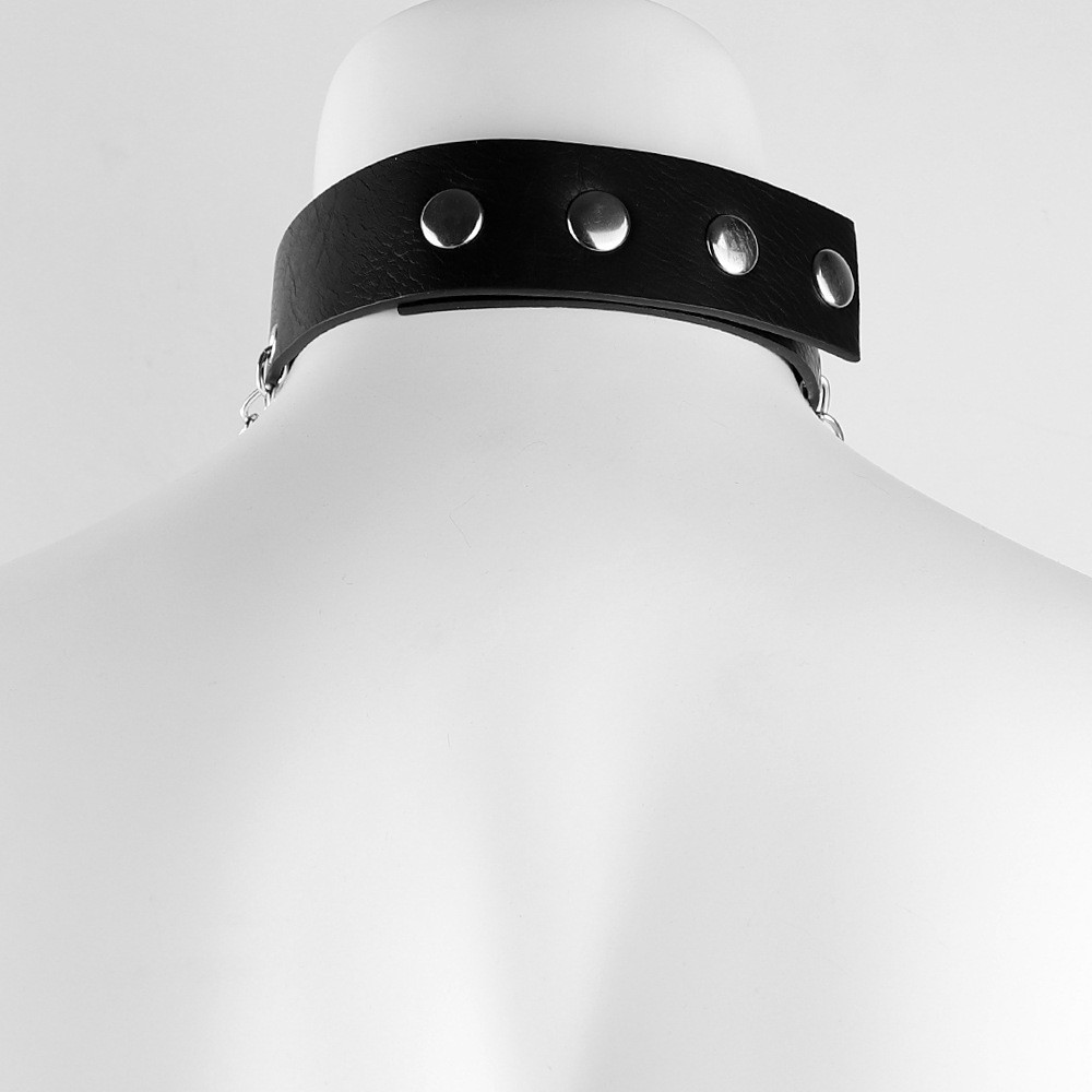 Title 9, Mode Harajuku Punk collier en cuir Punk Rivets