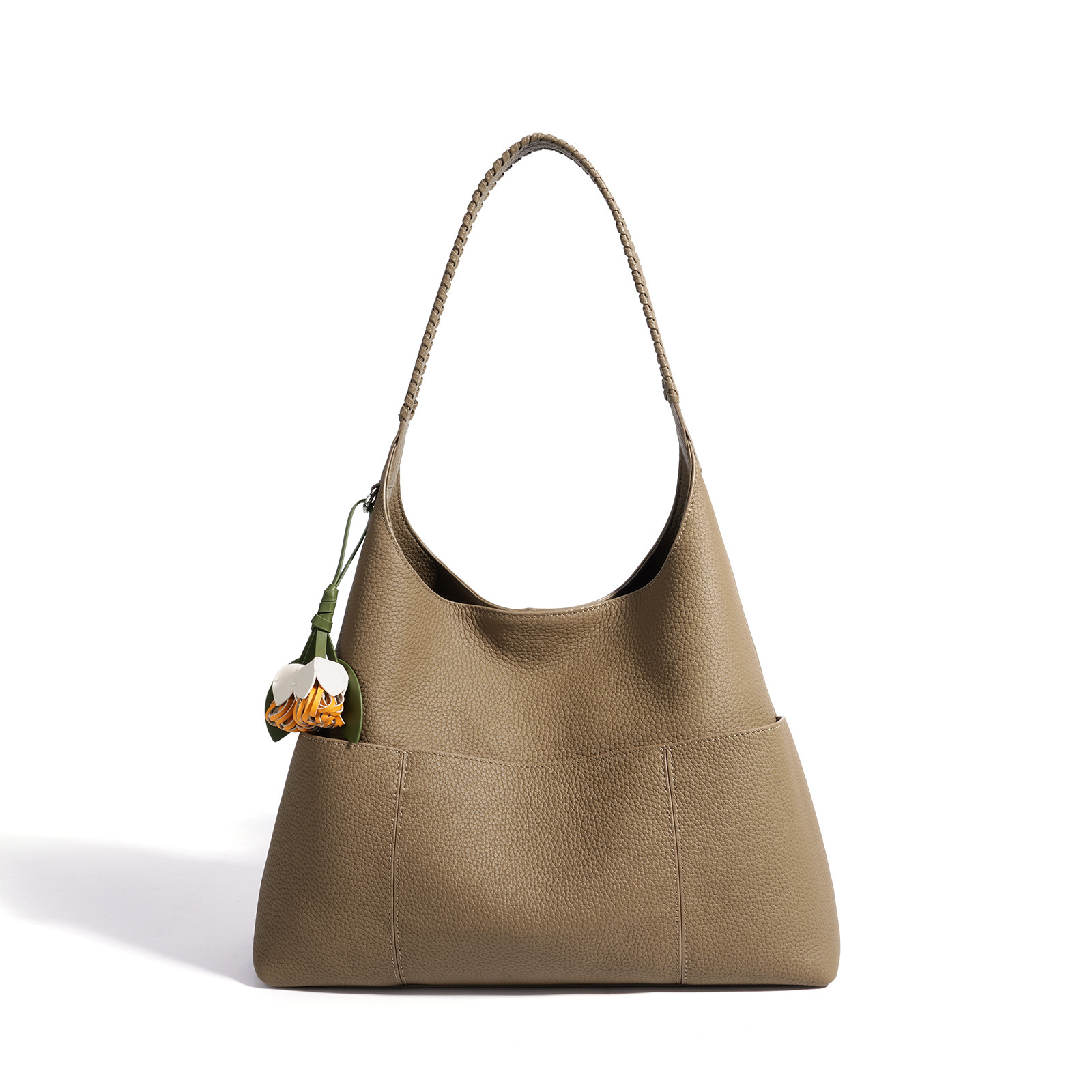 Woven Bucket Shoulder Bag, picture 7 of 7