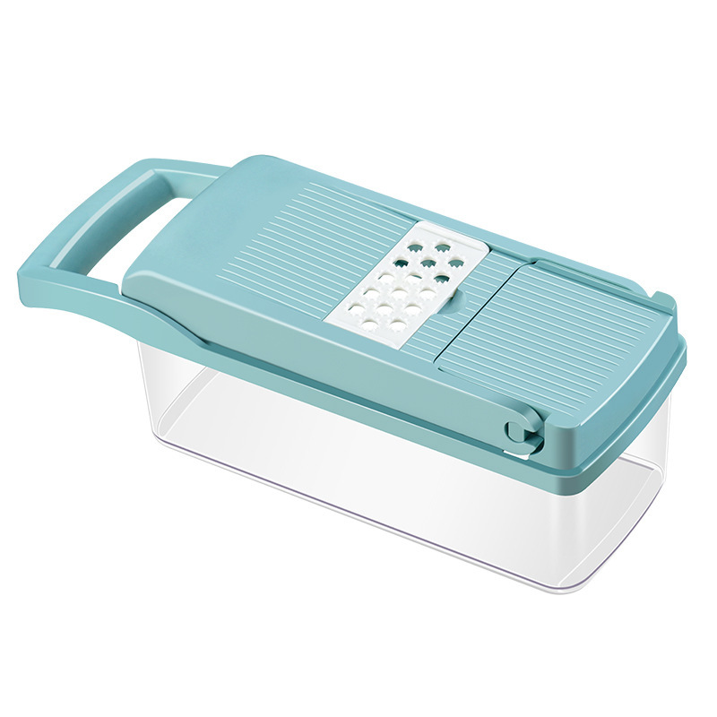 قطاعة خضروات متعددة الوظائف لتقطيع البصل والبطاطس شرائح ومكعبات