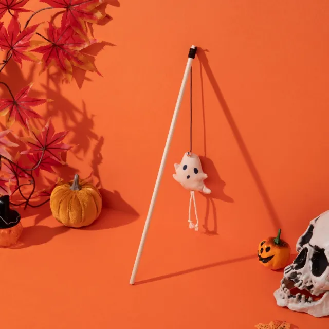 Cute Pumpkin Halloween Cat Teaser Elf Cat Teaser - Shop at LoveMi