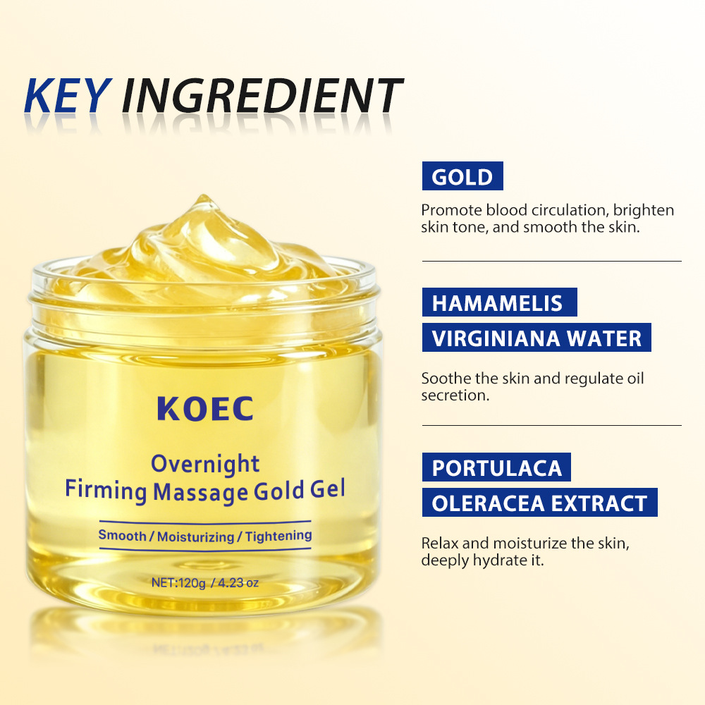 Nighttime Firming Massage Golden Gel