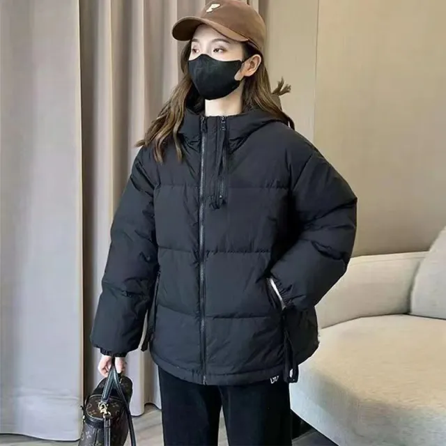 Advanced Thickened Padded Short Cotton Coat Jacket Black - Shop at LoveMi