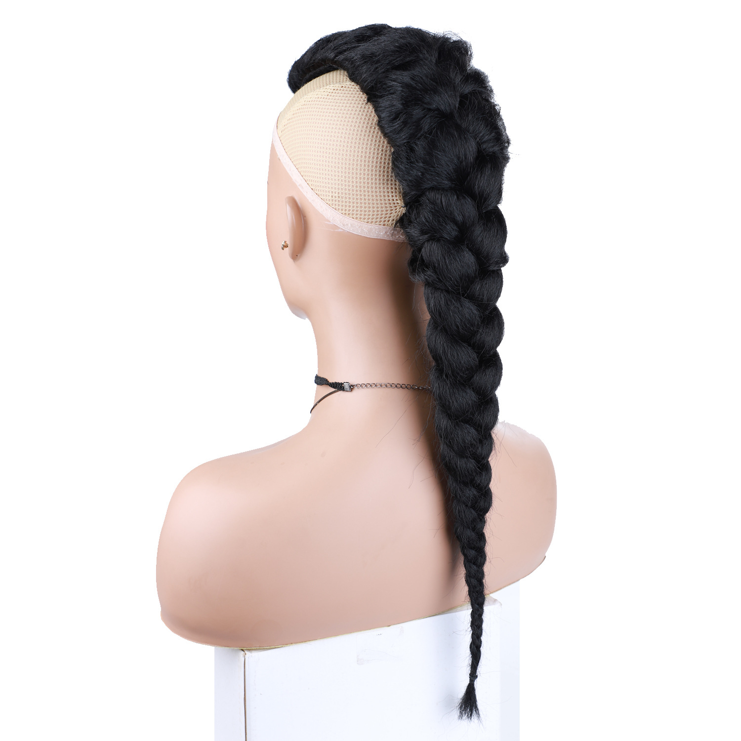 Female Wig Fiber Ponytail African Long Braid