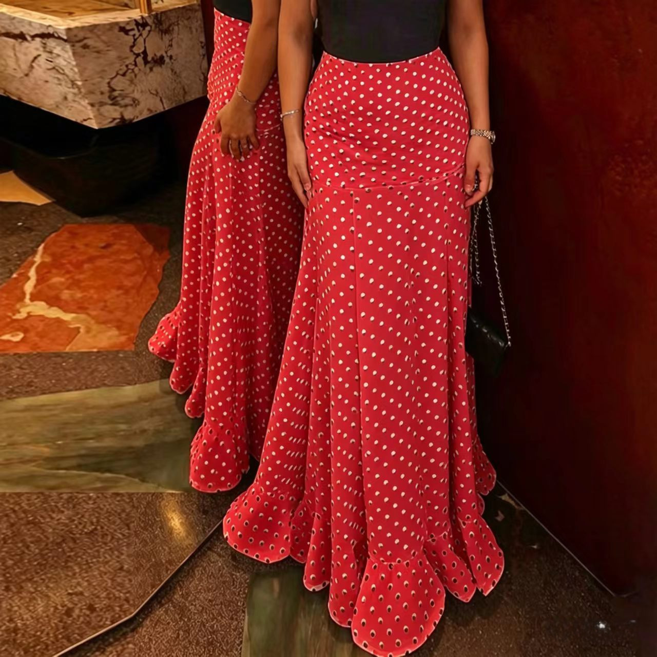 Womens Fashionable Slim-Fit Elegant Mermaid Skirt