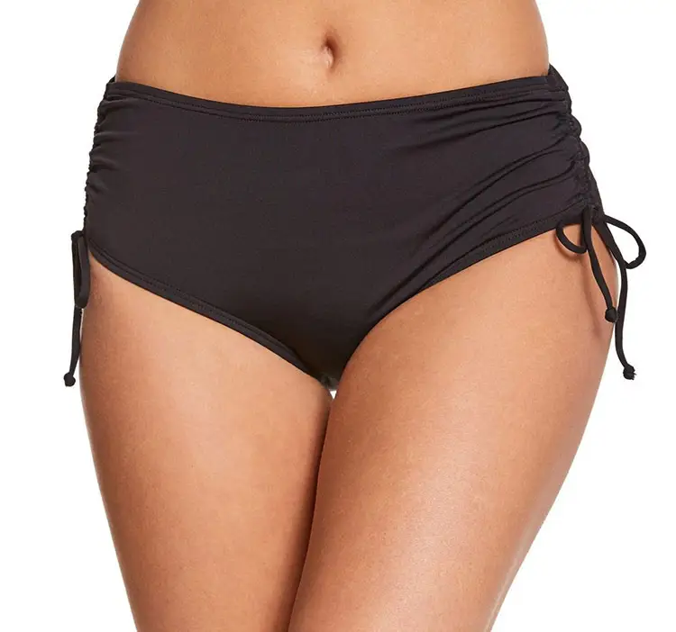 Women's Swimming Trunks Drawstring Beach On Both Sides