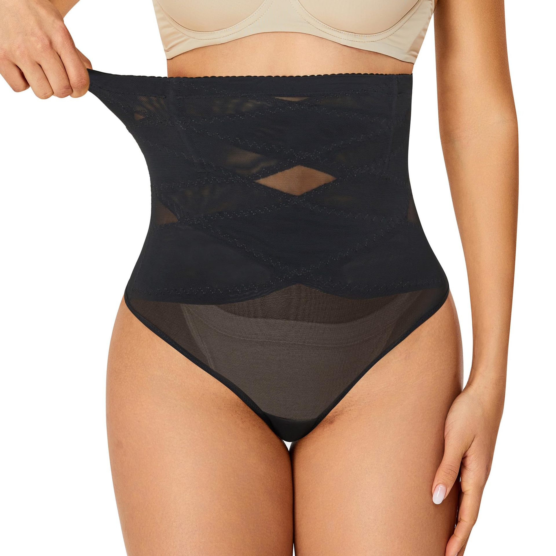 High-Waisted Shaping Thong — photo 1