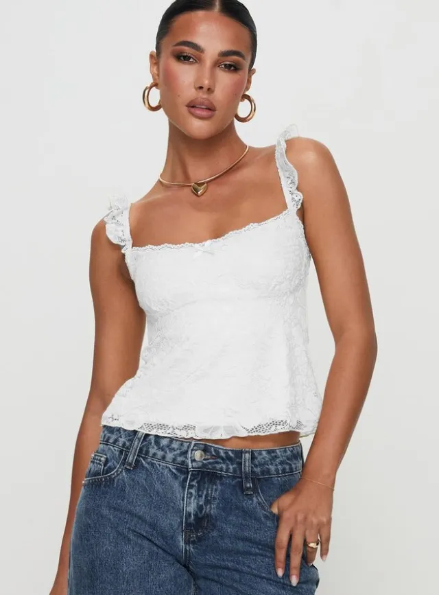 Lace French Sexy Strap Backless Fashion Women's Wear White - Shop at LoveMi