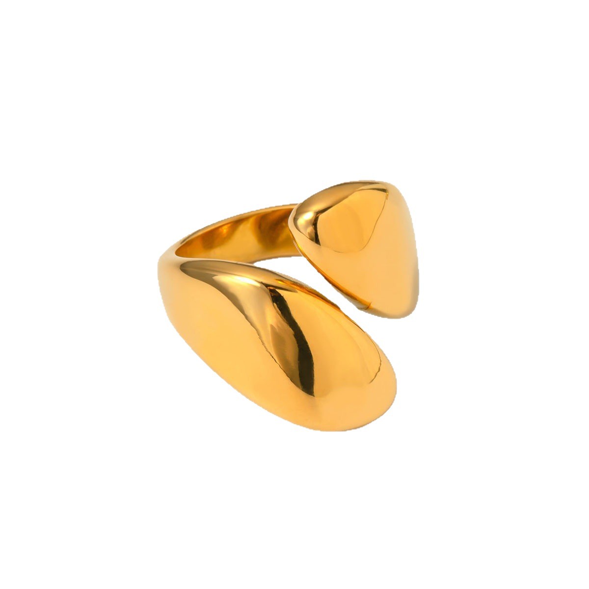 Gold-Plated Stainless Steel Ring