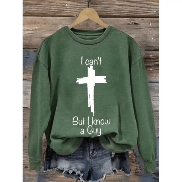 Women's All match Crew Neck Casual Loose Sweater Green - Shop at LoveMi