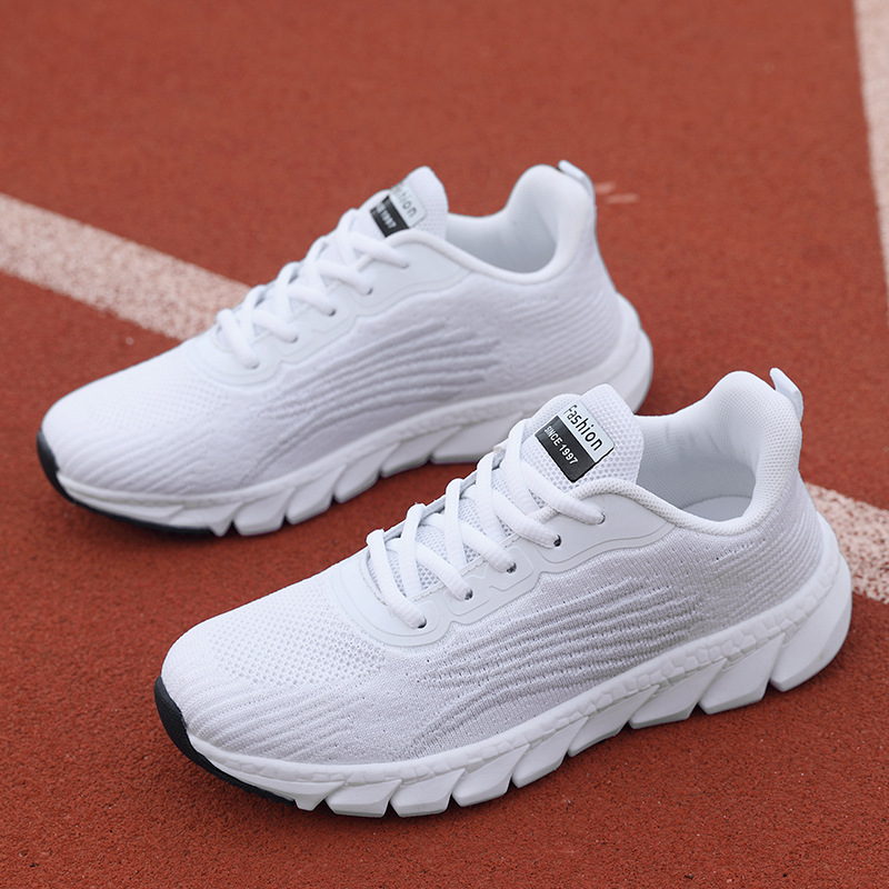 Men's And Women's Flying Woven Breathable Running Shoes Couple's Casual Sneakers — foto 8