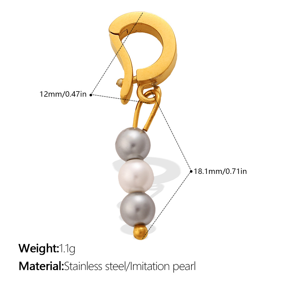Stainless Steel Pearl Pendant, picture 12 of 12