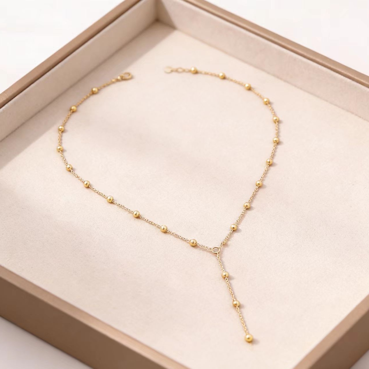 New Arrival Y-Shaped Necklace With Chain Tassels