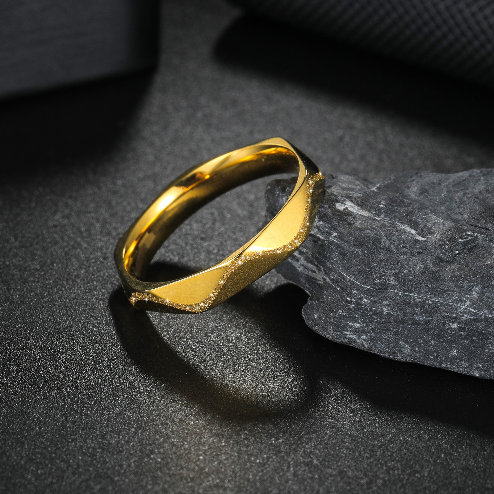 Womens Stainless Steel Jewelry Bracelet And Ring