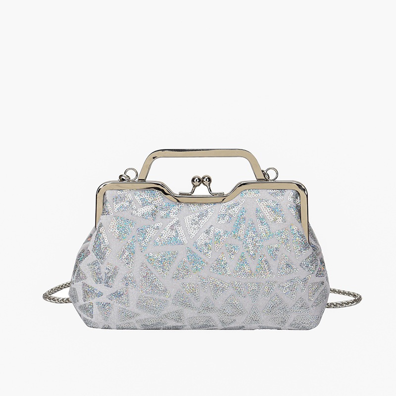 Glittering Shell Evening Bag