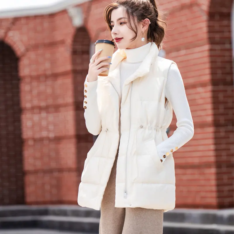 Women's Korean-style Short Duck Down Lightweight Vest