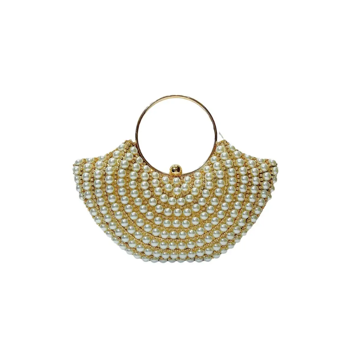 Crossbody Handbag Pearl Classic Style Diamond Elegant Shoulder Bag Bag