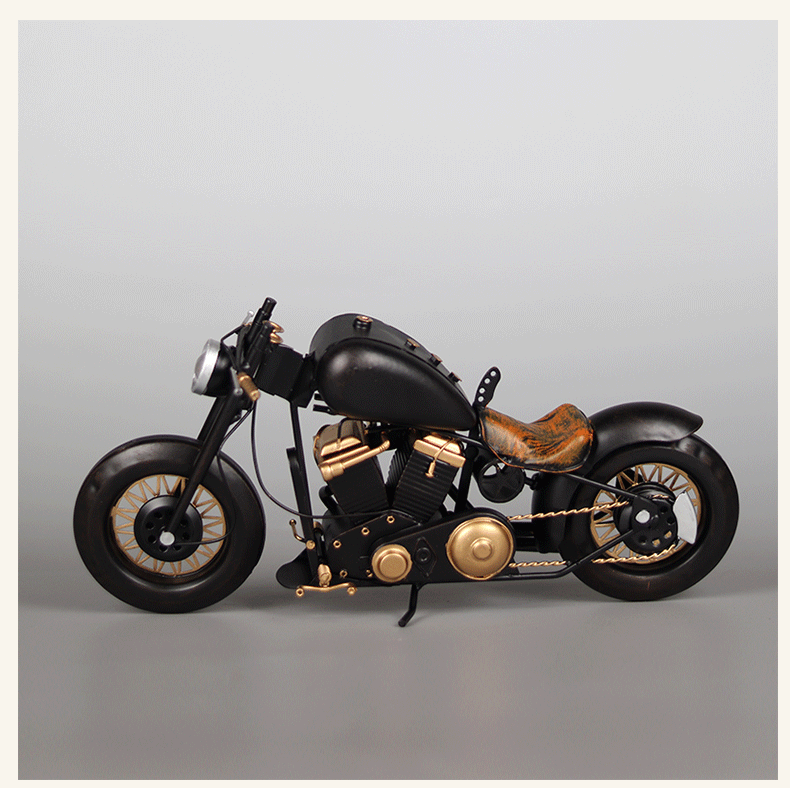 Title 4, Tough Guy Motorcycle Model Handmade Creative Or...