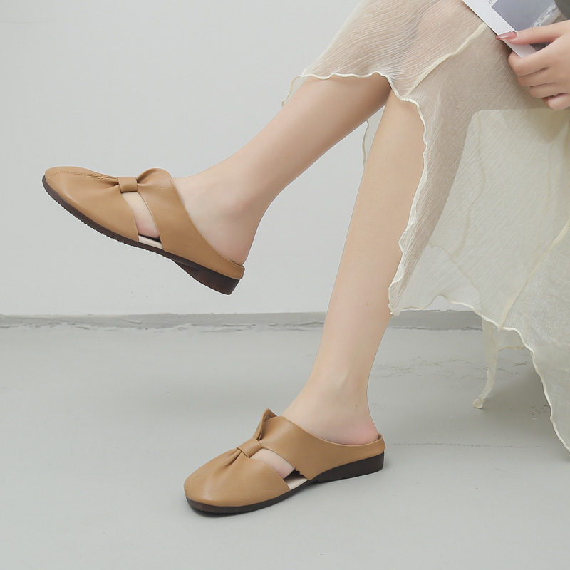 Flat Soled Casual Closed-Toe Half Slippers 22 417ab5ac 9d5b 4364 a7c3 43d27bbf811b