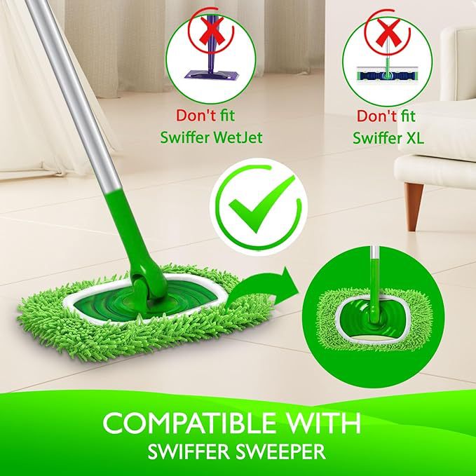 Mop Chenille Flat Mop Pad Water-absorbing Replacement