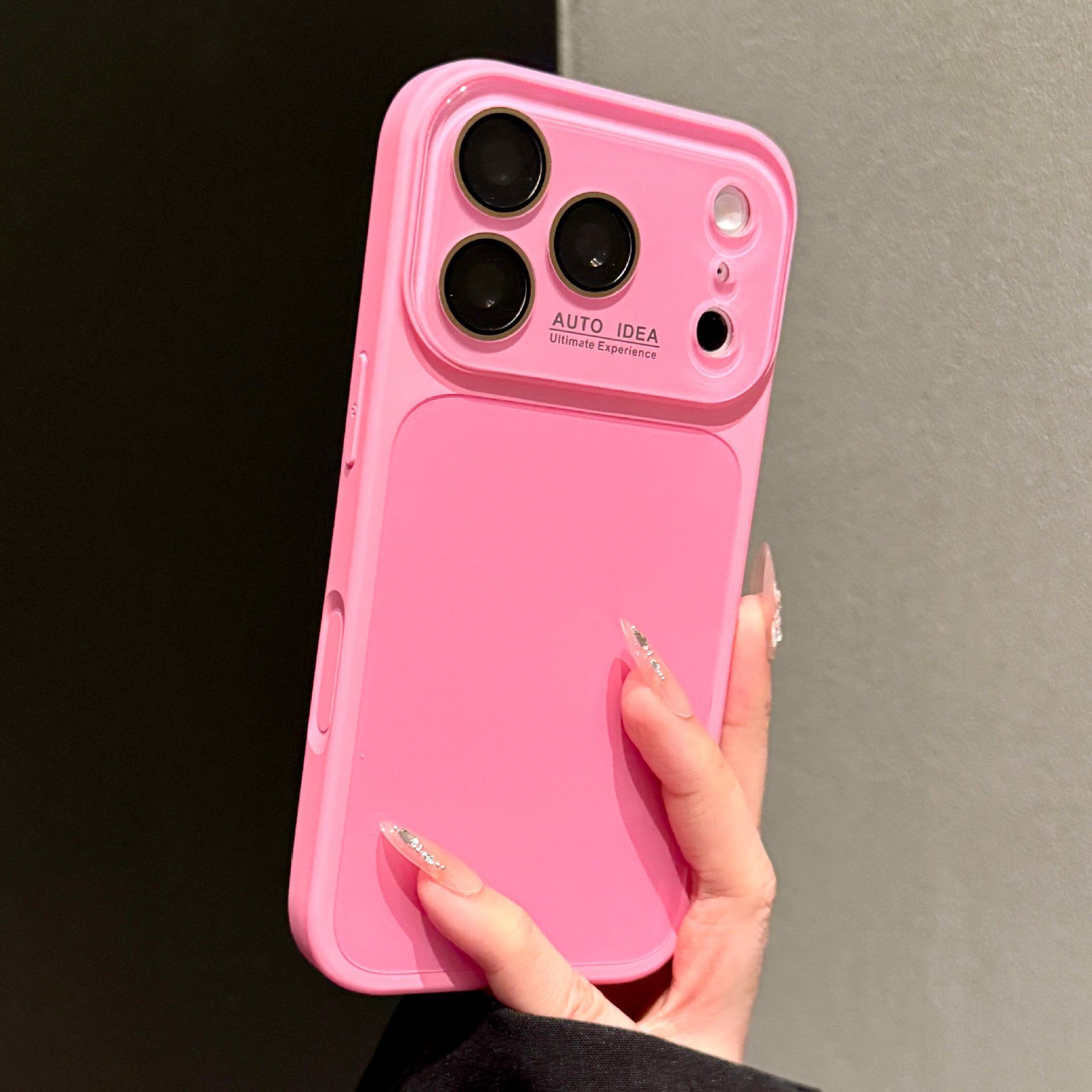 Funda protectora celular textura suave simple