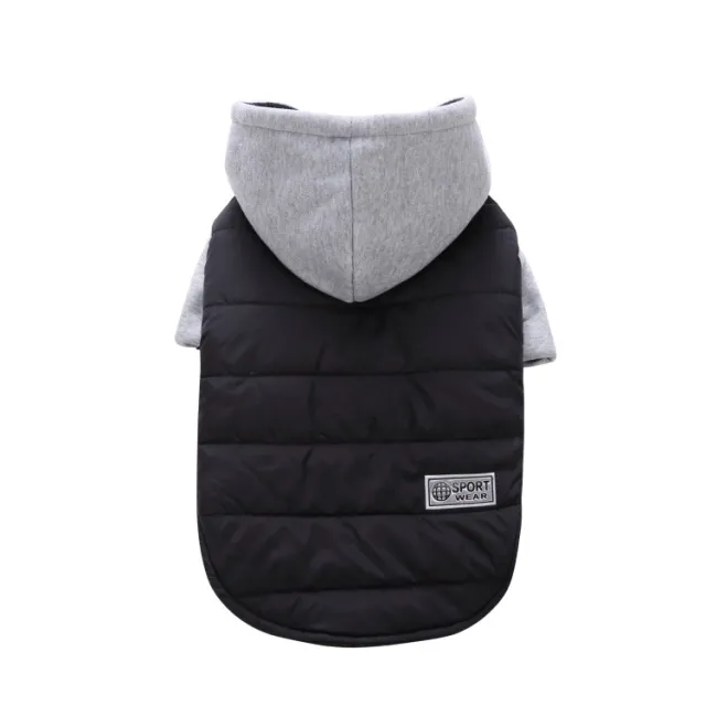 Popular Pet Clothes Winter Clothing Coat Dz176 Black - Shop at LoveMi