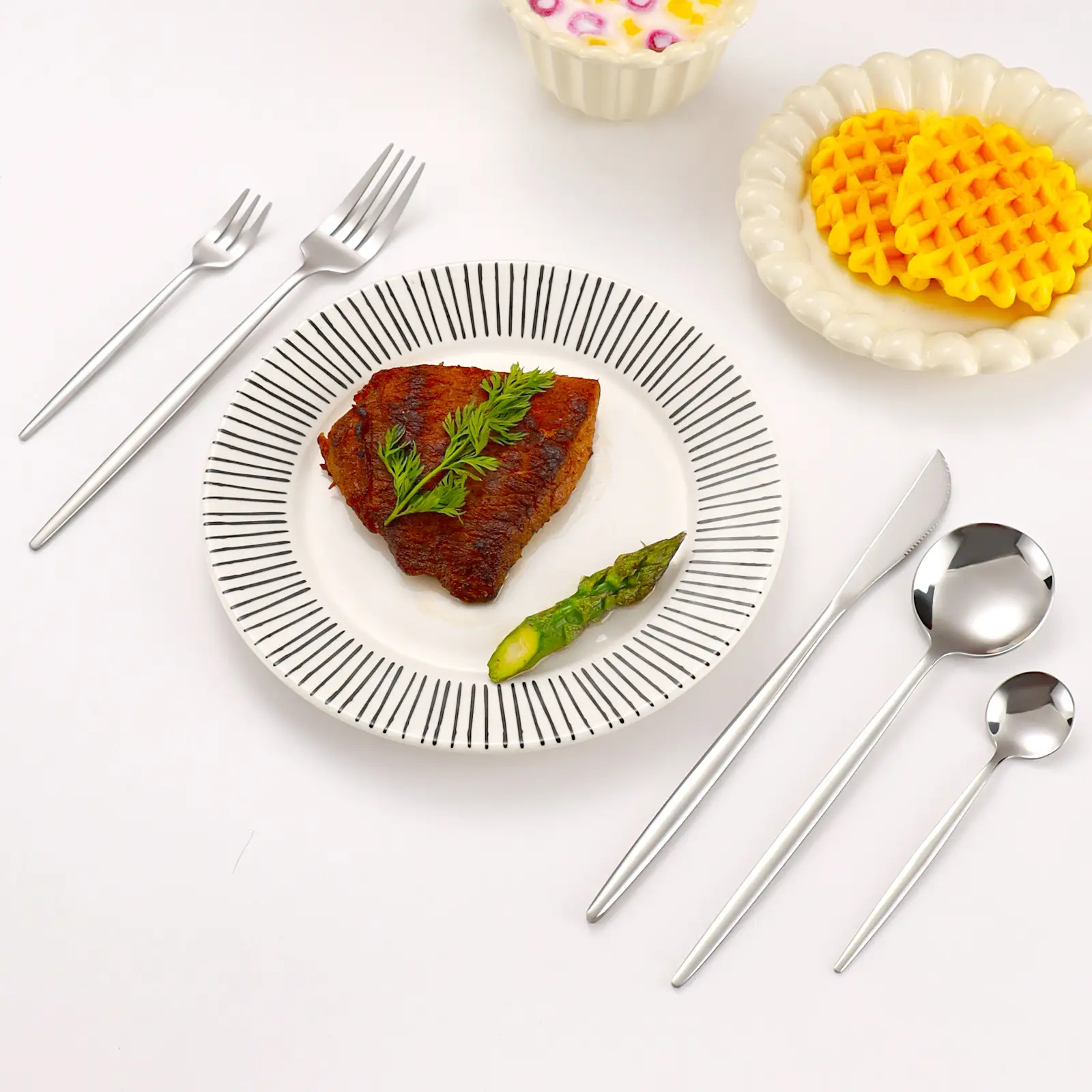 Household Fashion Stainless Steel Tableware Suit
