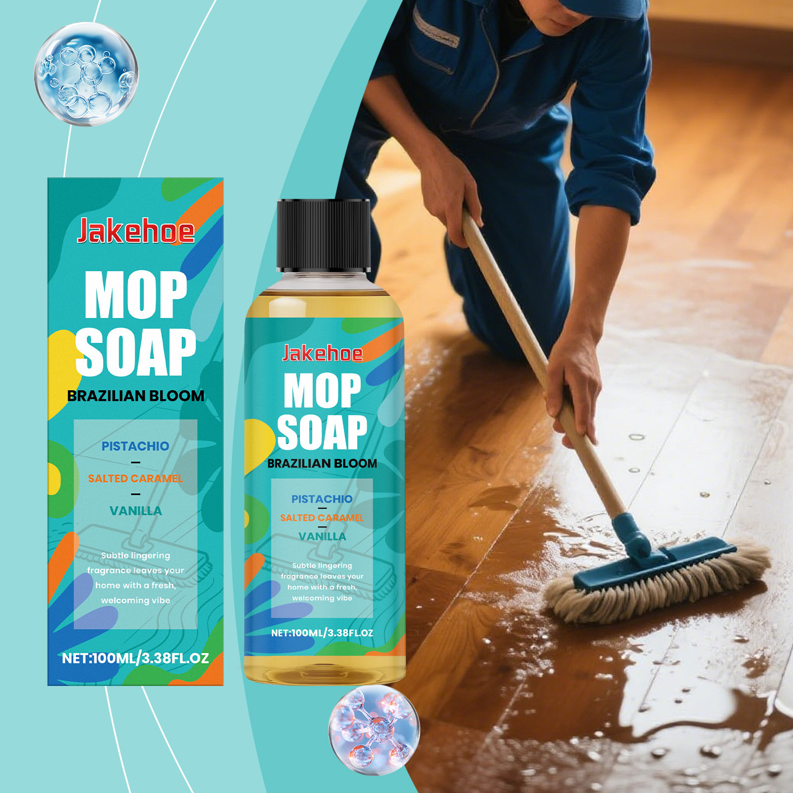Scented Mop Soap Cleaning Solution