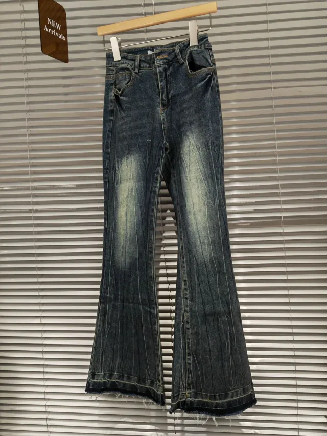 American Retro Design Sheath Jeans - Shop at LoveMi