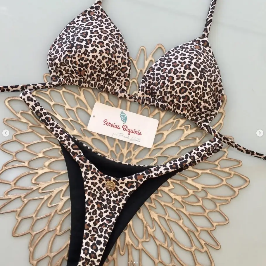 Women's Fashionable Sexy Strapless Star-Metal Bikini Set