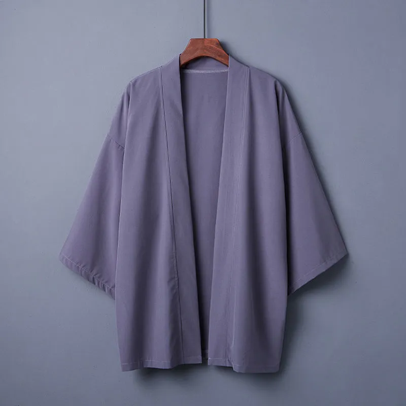 Solid Colour Cardigan Summer Shirt For Air Conditioning Room Sun Protection Clothing Tide - Dark Grey