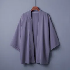 Solid Colour Cardigan Summer Shirt For Air Conditioning Room Sun Protection Clothing Tide - Dark Grey - View 1