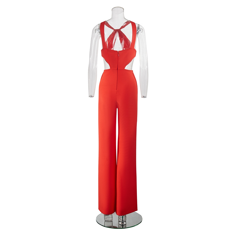 Title 8, Jumpsuit da donna elegante per banchetti, con d...