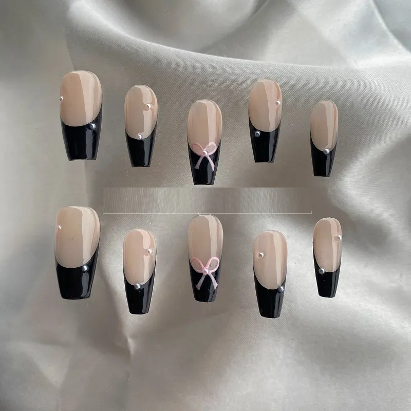 Advanced Niche Style French Finished Manicure - Pearl Butterfly
