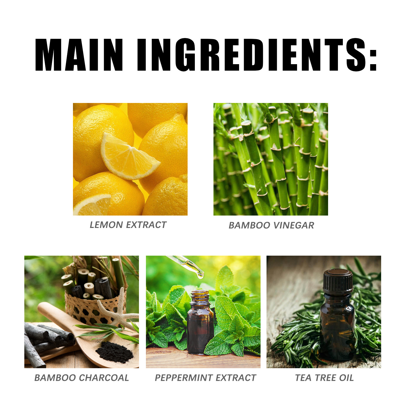 Title 5, Plant Ingredients Odor Deodorization Sweat-abso...