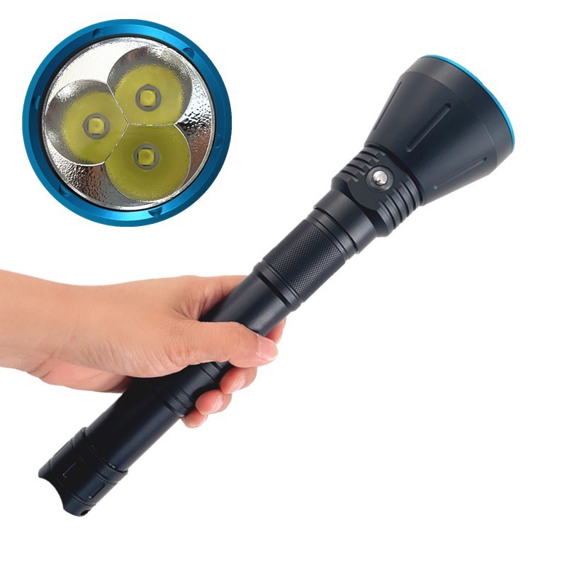 Lampe de poche de plongée haute puissance avec indicateur de niveau de batterie pour – Image 7