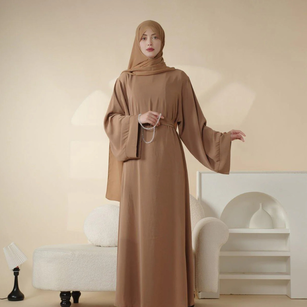 Womens Solid-color Minimalist Dress